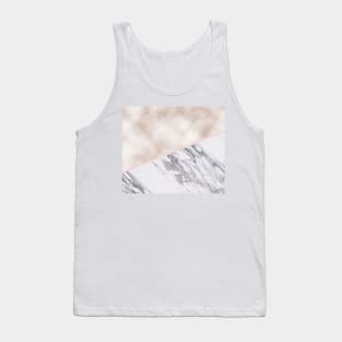 Florence rose gold pearl and marble Tank Top